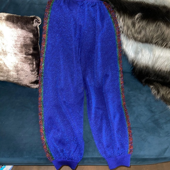 Gucci Wool Lame GG Stripe Pants - Picture 5 of 12